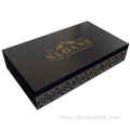 Custom Made Black Printed Wooden Tea Box Packaging